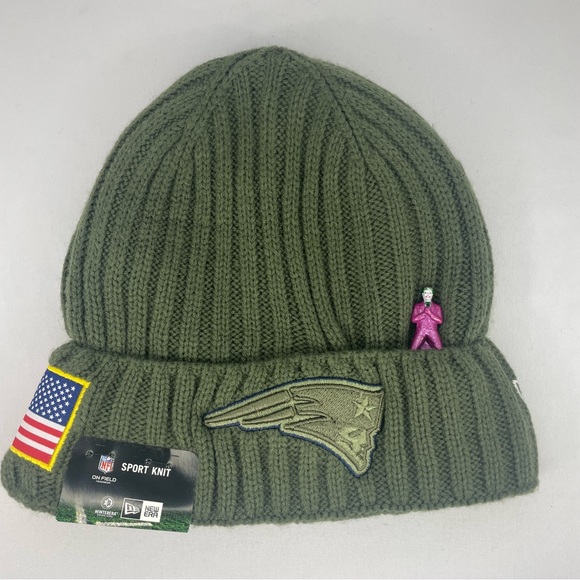 New Era New England Patriots STS Sport Knit Beanie - Picture 1 of 3